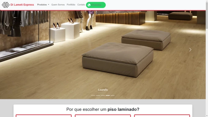 Site desenvolvido para a Dilameti Express